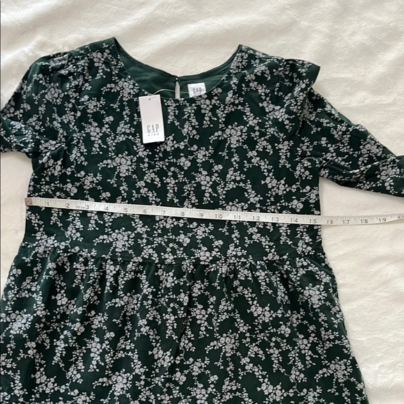 GAP Green Floral Kids Dress - Picture 8 of 11